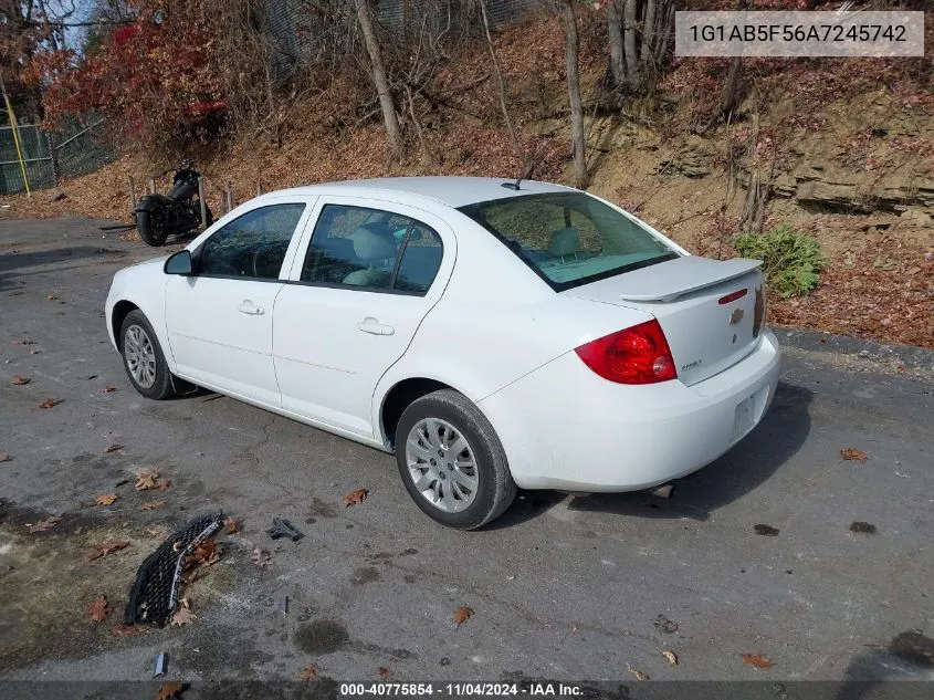 2010 Chevrolet Cobalt Ls VIN: 1G1AB5F56A7245742 Lot: 40775854