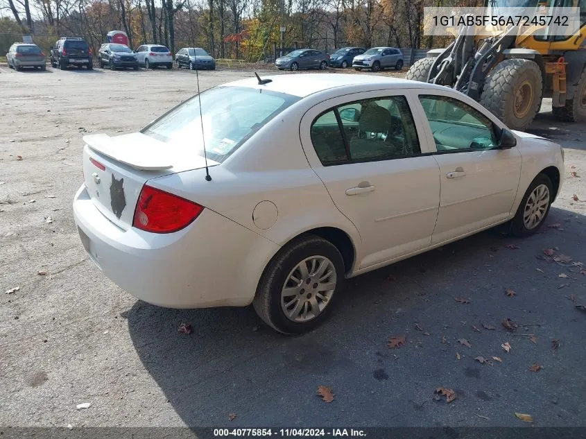 2010 Chevrolet Cobalt Ls VIN: 1G1AB5F56A7245742 Lot: 40775854