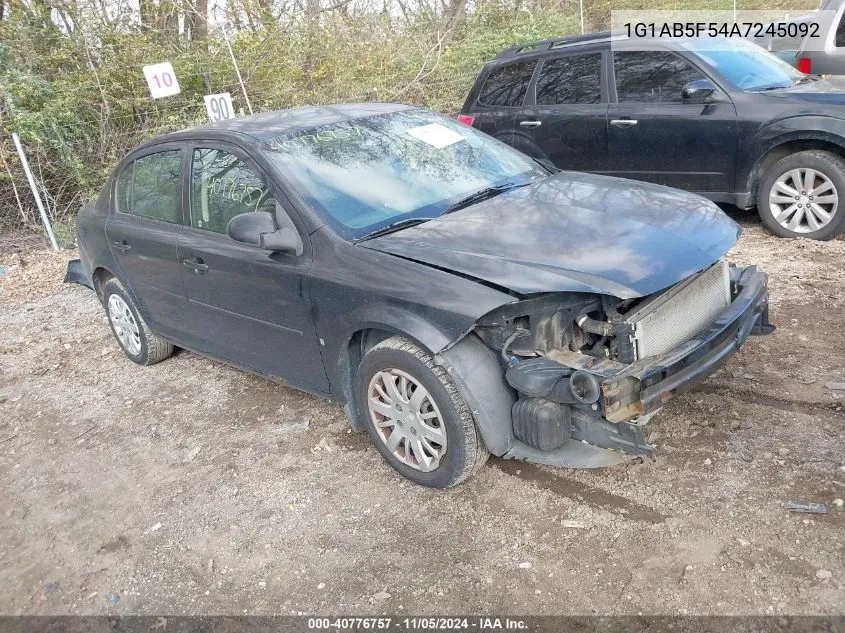 2010 Chevrolet Cobalt Ls VIN: 1G1AB5F54A7245092 Lot: 40776757