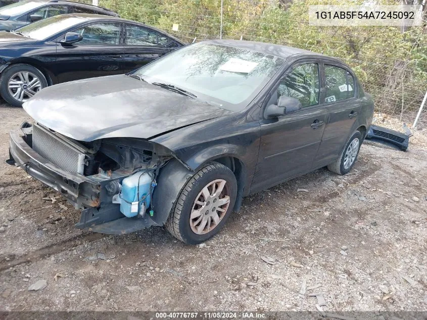 2010 Chevrolet Cobalt Ls VIN: 1G1AB5F54A7245092 Lot: 40776757