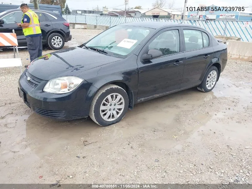 2010 Chevrolet Cobalt Ls VIN: 1G1AB5F55A7239785 Lot: 40780551