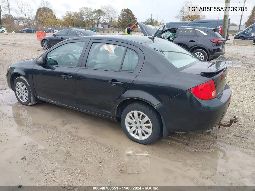 2010 Chevrolet Cobalt Ls VIN: 1G1AB5F55A7239785 Lot: 40780551