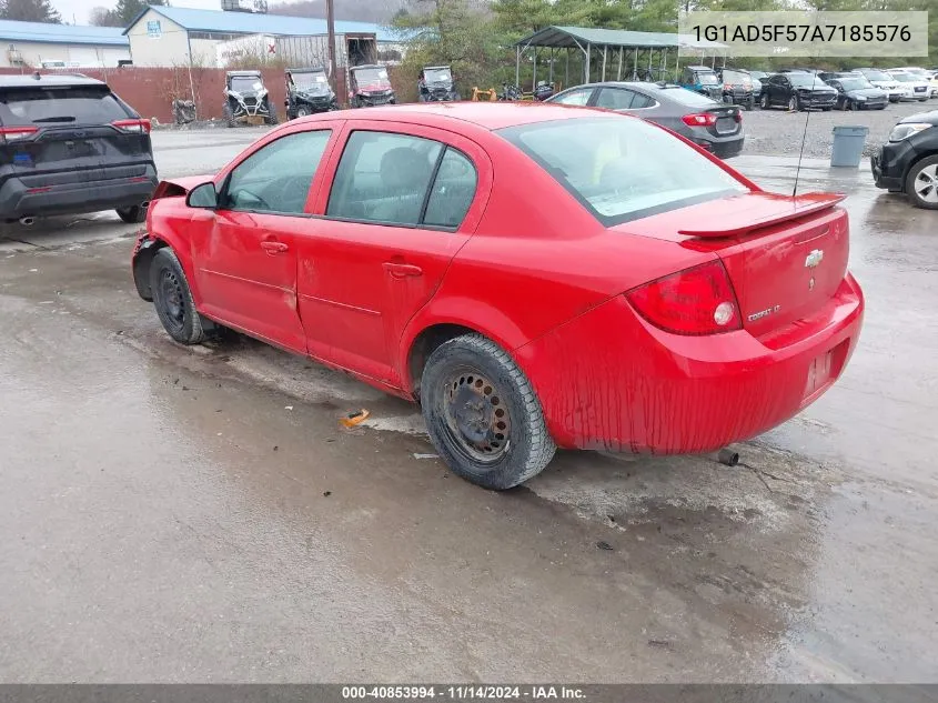 2010 Chevrolet Cobalt Lt VIN: 1G1AD5F57A7185576 Lot: 40853994