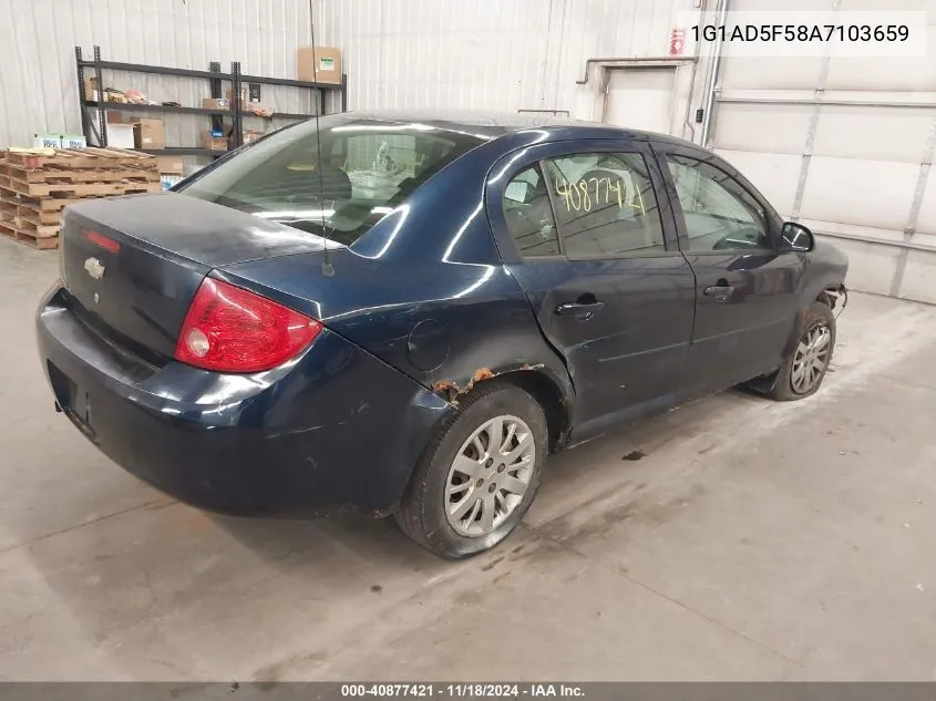 2010 Chevrolet Cobalt Lt VIN: 1G1AD5F58A7103659 Lot: 40877421