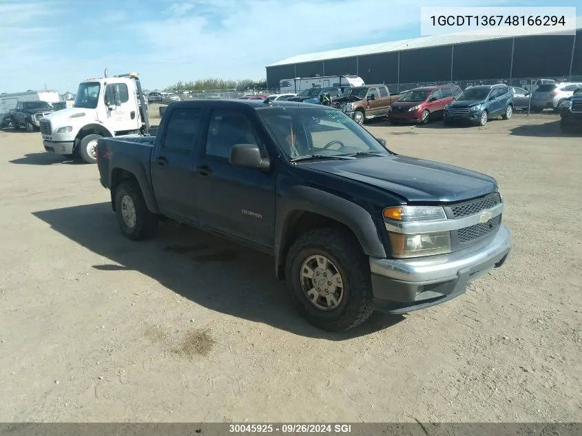 2004 Chevrolet Colorado VIN: 1GCDT136748166294 Lot: 30045925