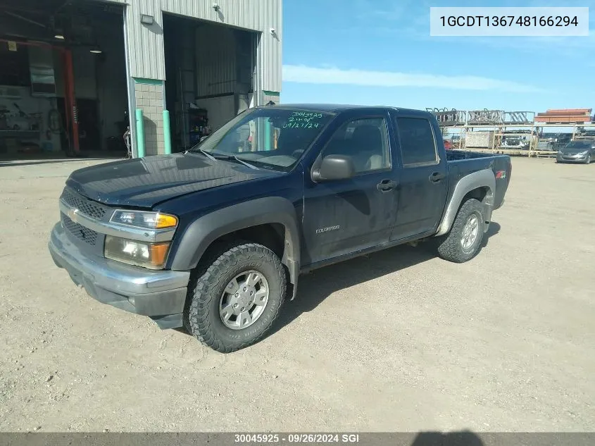 1GCDT136748166294 2004 Chevrolet Colorado