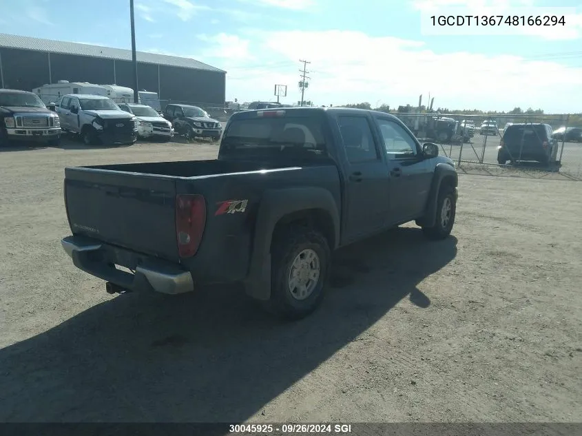 2004 Chevrolet Colorado VIN: 1GCDT136748166294 Lot: 30045925