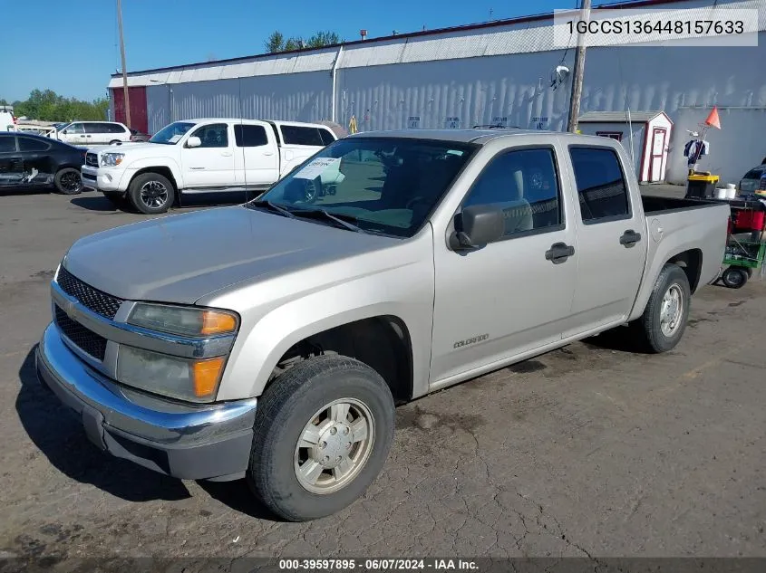 2004 Chevrolet Colorado Ls VIN: 1GCCS136448157633 Lot: 39597895