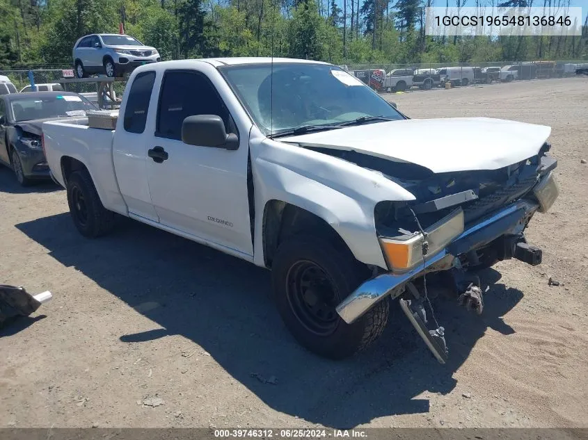 2004 Chevrolet Colorado VIN: 1GCCS196548136846 Lot: 39746312