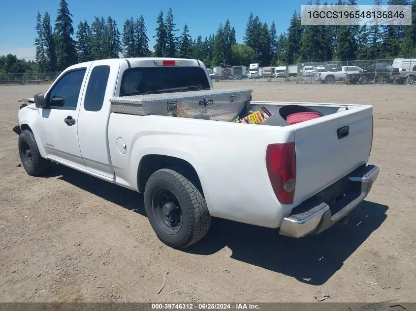 1GCCS196548136846 2004 Chevrolet Colorado