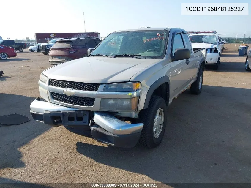 2004 Chevrolet Colorado Ls VIN: 1GCDT196848125227 Lot: 39880909