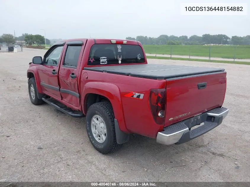 2004 Chevrolet Colorado Ls VIN: 1GCDS136448154882 Lot: 40040746