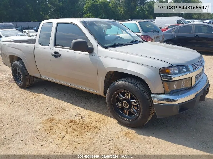 1GCCS198448166597 2004 Chevrolet Colorado