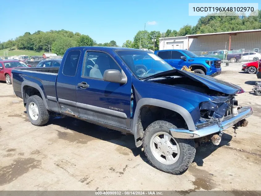 2004 Chevrolet Colorado Ls VIN: 1GCDT196X48102970 Lot: 40090932