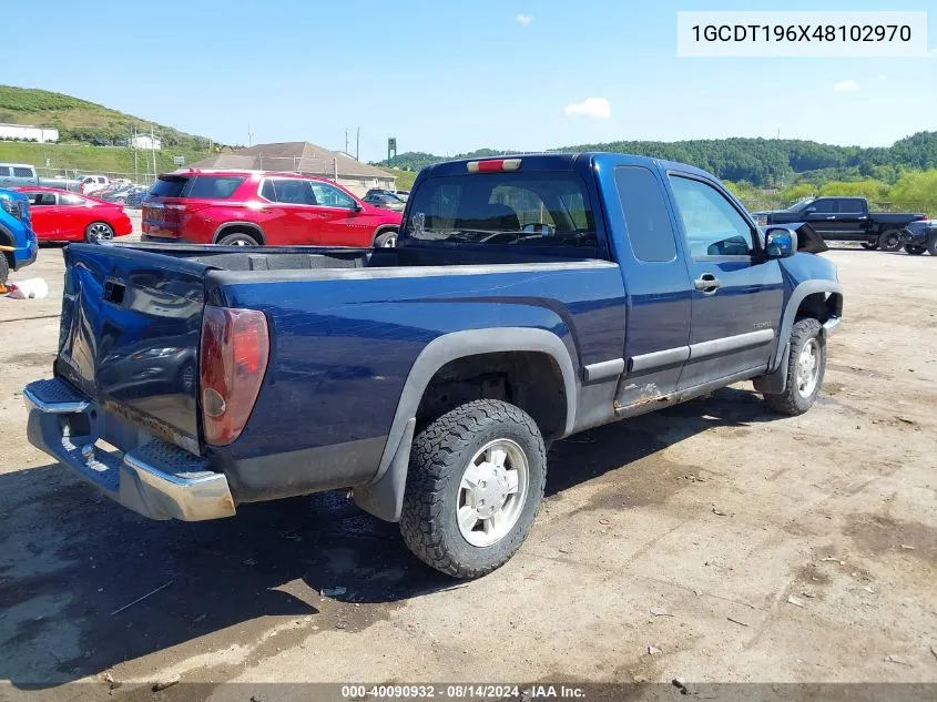 2004 Chevrolet Colorado Ls VIN: 1GCDT196X48102970 Lot: 40090932