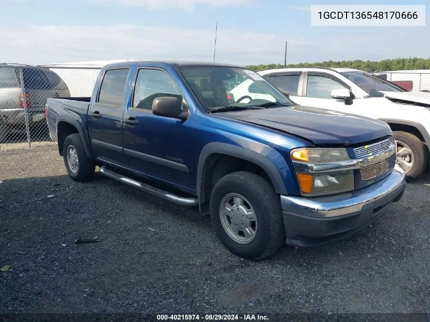 2004 Chevrolet Colorado Ls VIN: 1GCDT136548170666 Lot: 40215974