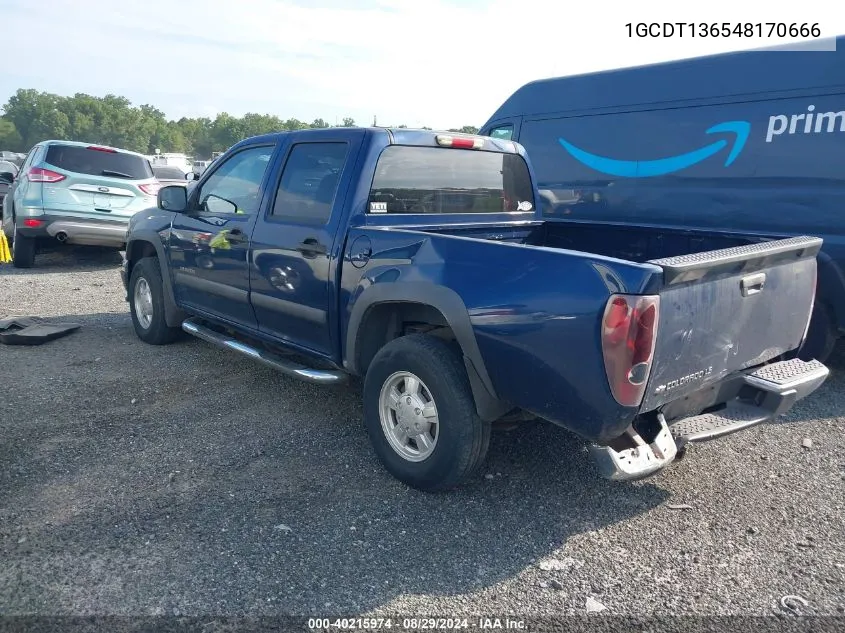 2004 Chevrolet Colorado Ls VIN: 1GCDT136548170666 Lot: 40215974