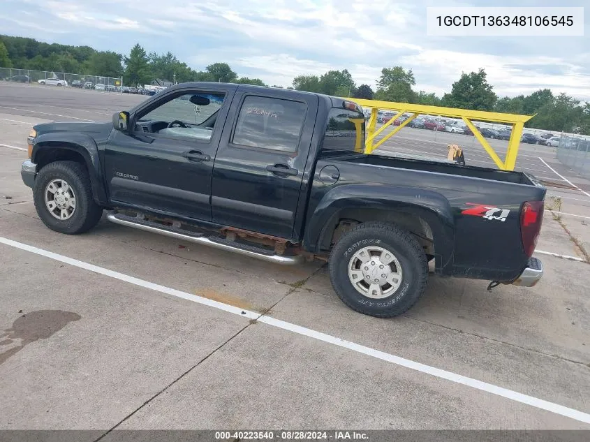 2004 Chevrolet Colorado Ls VIN: 1GCDT136348106545 Lot: 40223540