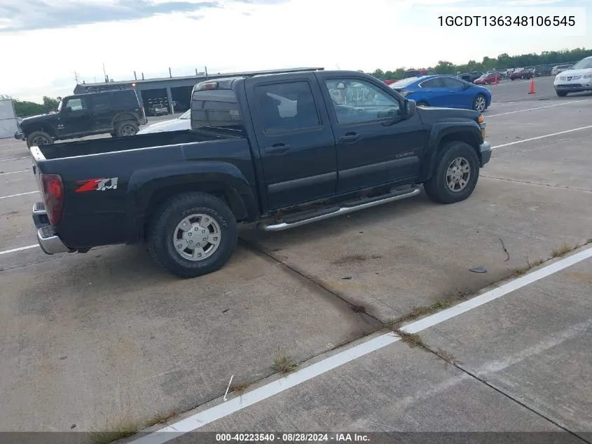 2004 Chevrolet Colorado Ls VIN: 1GCDT136348106545 Lot: 40223540