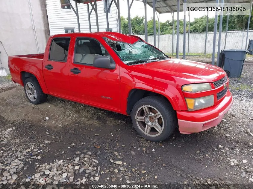 2004 Chevrolet Colorado Ls VIN: 1GCCS136648186096 Lot: 40235048