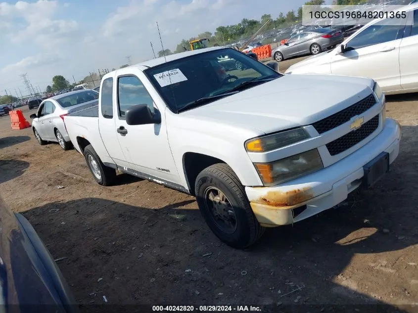 1GCCS196848201365 2004 Chevrolet Colorado Ls