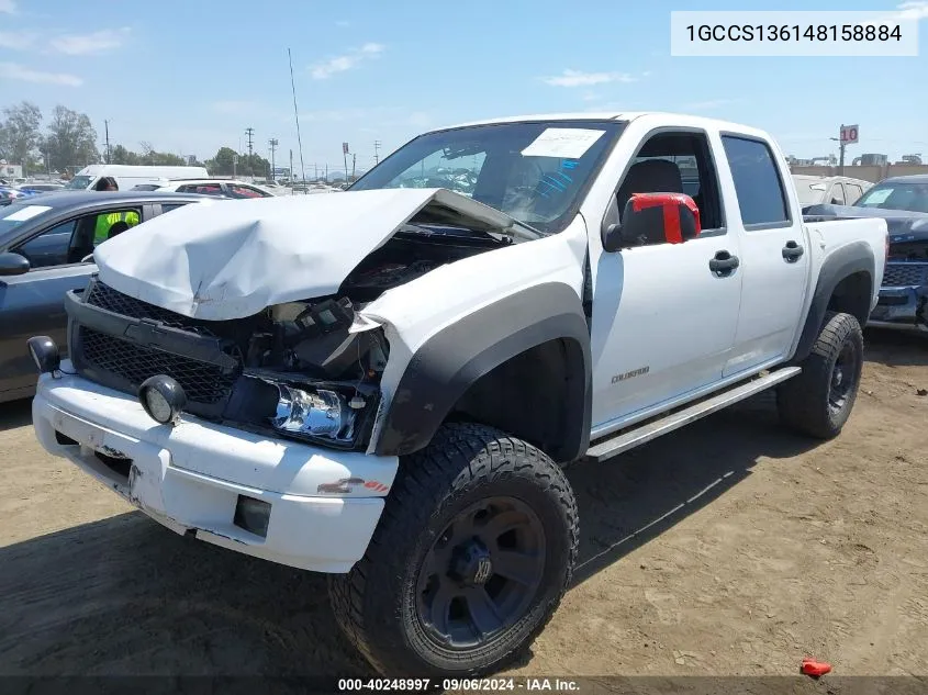 1GCCS136148158884 2004 Chevrolet Colorado Ls