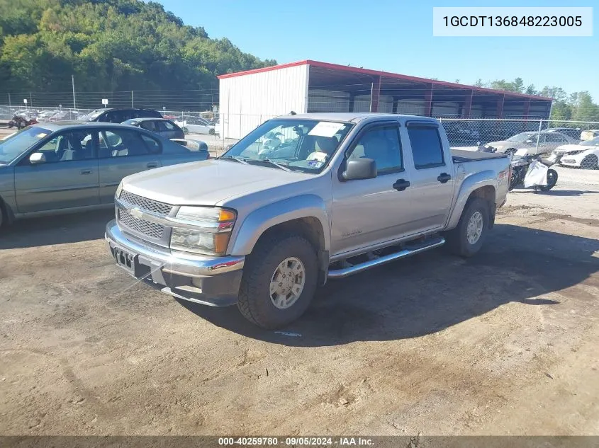 1GCDT136848223005 2004 Chevrolet Colorado Ls