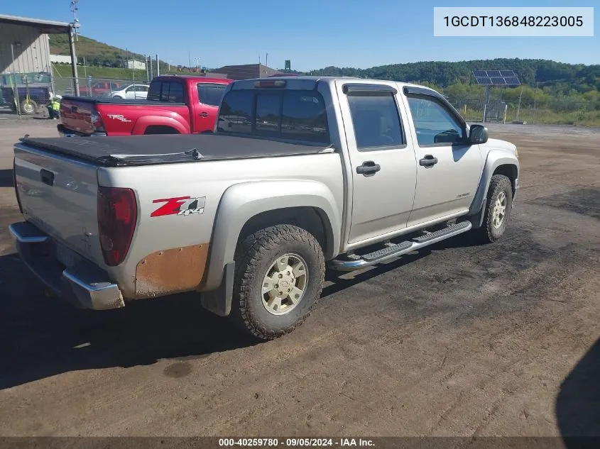 2004 Chevrolet Colorado Ls VIN: 1GCDT136848223005 Lot: 40259780