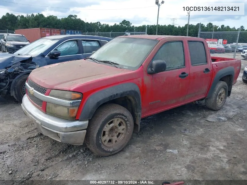 1GCDS136148213421 2004 Chevrolet Colorado Ls