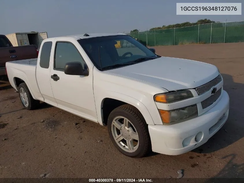 2004 Chevrolet Colorado Ls VIN: 1GCCS196348127076 Lot: 40300378