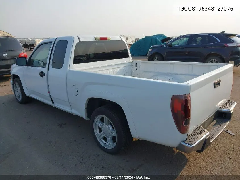 1GCCS196348127076 2004 Chevrolet Colorado Ls