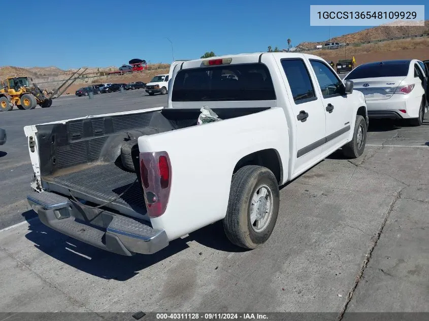 1GCCS136548109929 2004 Chevrolet Colorado