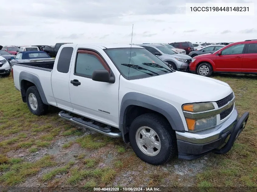 1GCCS198448148231 2004 Chevrolet Colorado