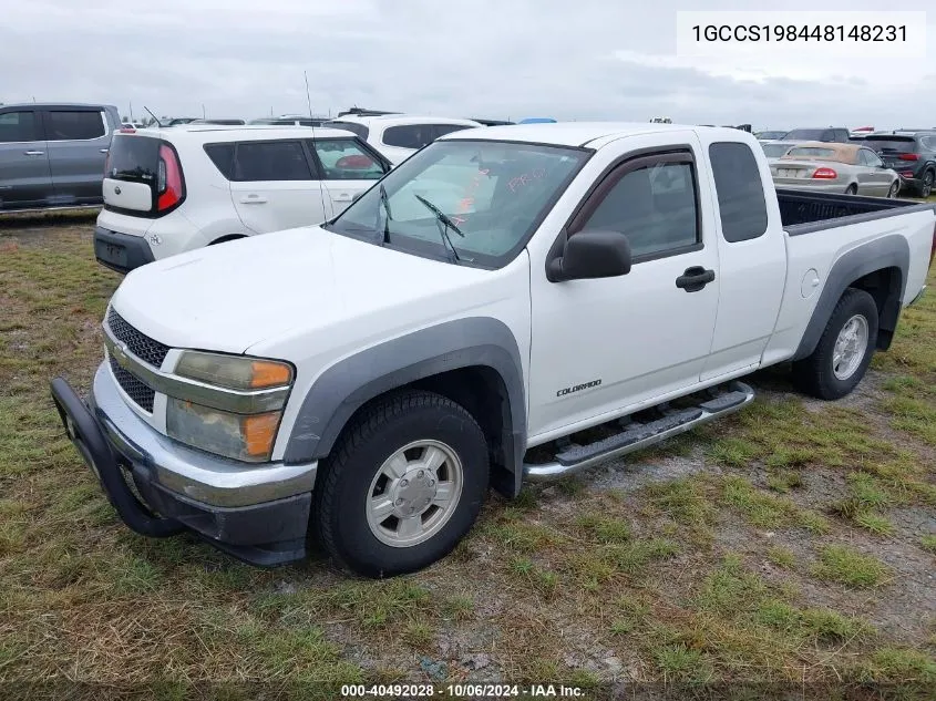 1GCCS198448148231 2004 Chevrolet Colorado