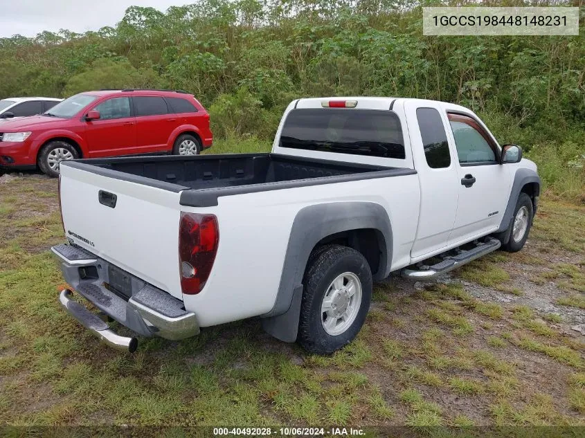 1GCCS198448148231 2004 Chevrolet Colorado