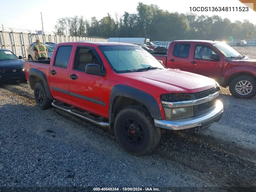 2004 Chevrolet Colorado VIN: 1GCDS136348111523 Lot: 40548354