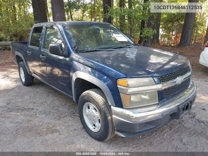 2004 Chevrolet Colorado Ls VIN: 1GCDT136848112535 Lot: 40561685