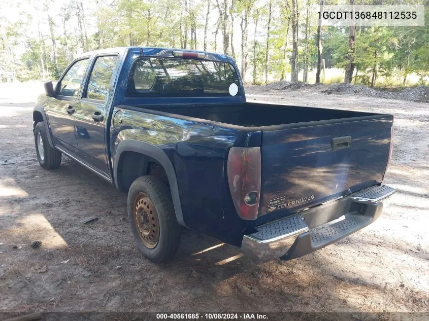 1GCDT136848112535 2004 Chevrolet Colorado Ls