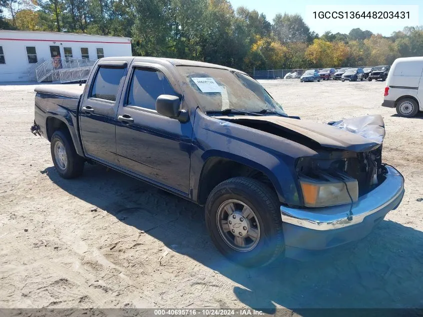 1GCCS136448203431 2004 Chevrolet Colorado Ls