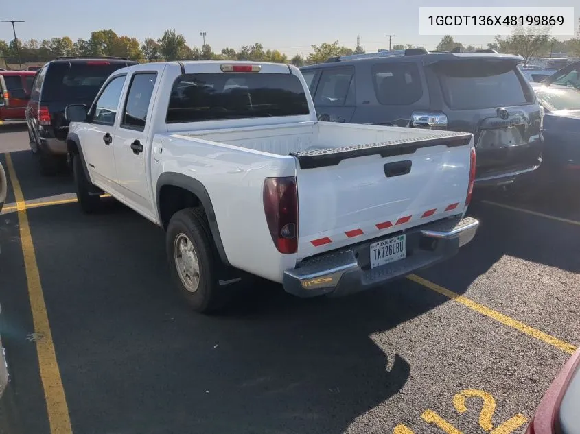 2004 Chevrolet Colorado VIN: 1GCDT136X48199869 Lot: 40773993