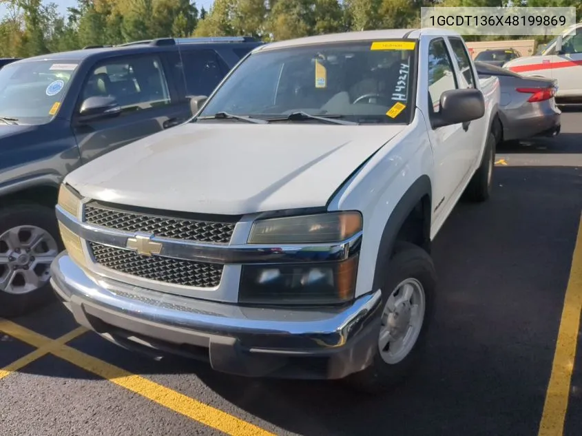 2004 Chevrolet Colorado VIN: 1GCDT136X48199869 Lot: 40773993