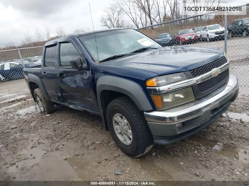 2004 Chevrolet Colorado Ls VIN: 1GCDT136848212098 Lot: 40854591