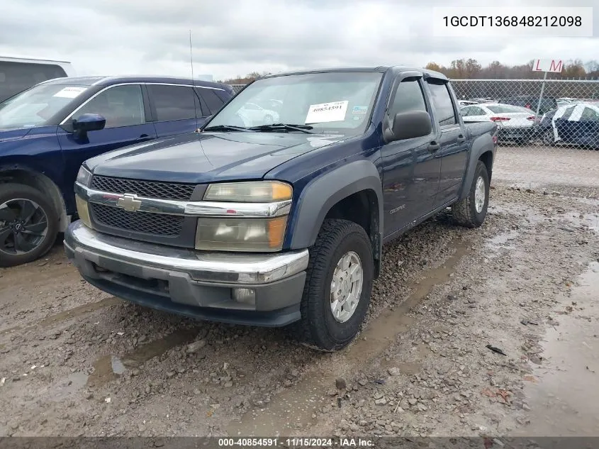 2004 Chevrolet Colorado Ls VIN: 1GCDT136848212098 Lot: 40854591