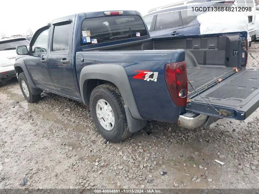 2004 Chevrolet Colorado Ls VIN: 1GCDT136848212098 Lot: 40854591