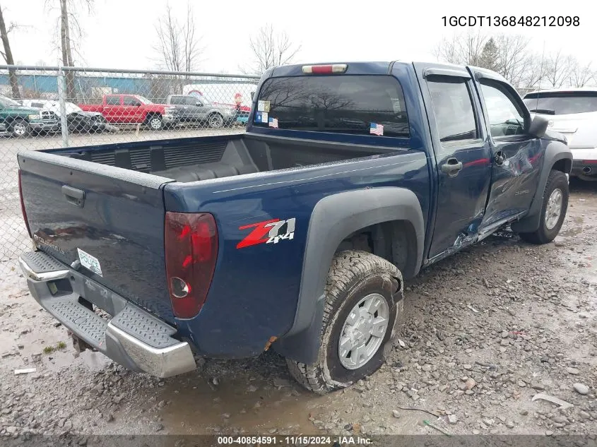 2004 Chevrolet Colorado Ls VIN: 1GCDT136848212098 Lot: 40854591