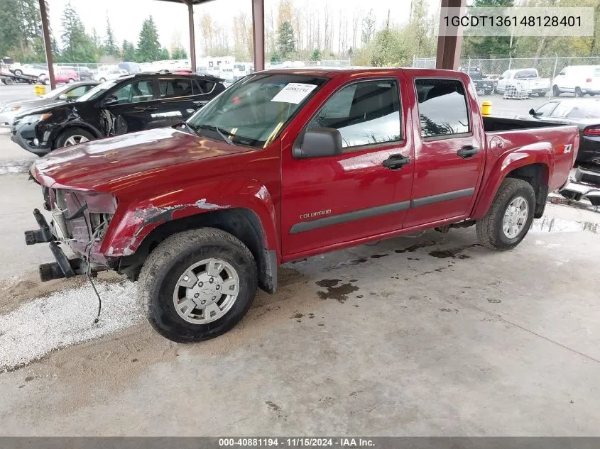 2004 Chevrolet Colorado Ls VIN: 1GCDT136148128401 Lot: 40881194