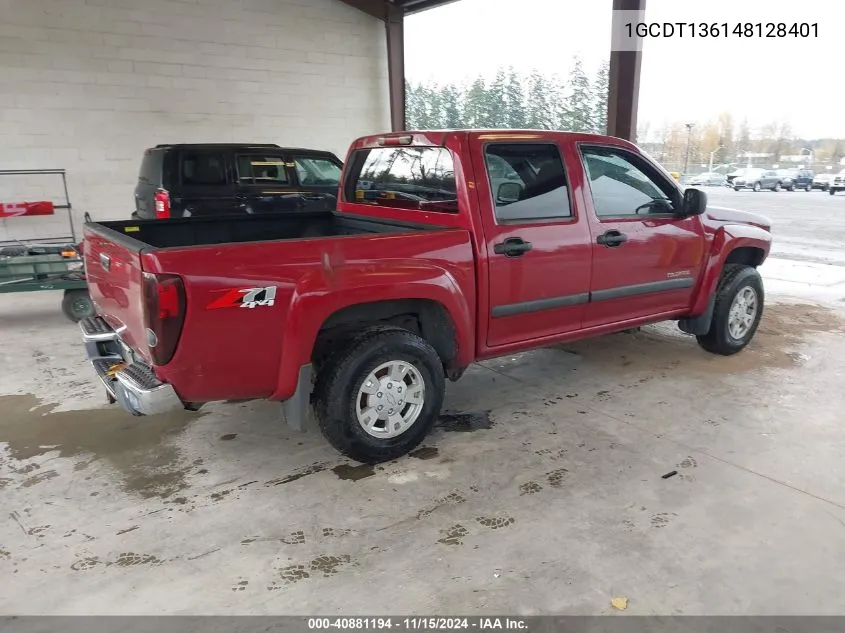 2004 Chevrolet Colorado Ls VIN: 1GCDT136148128401 Lot: 40881194