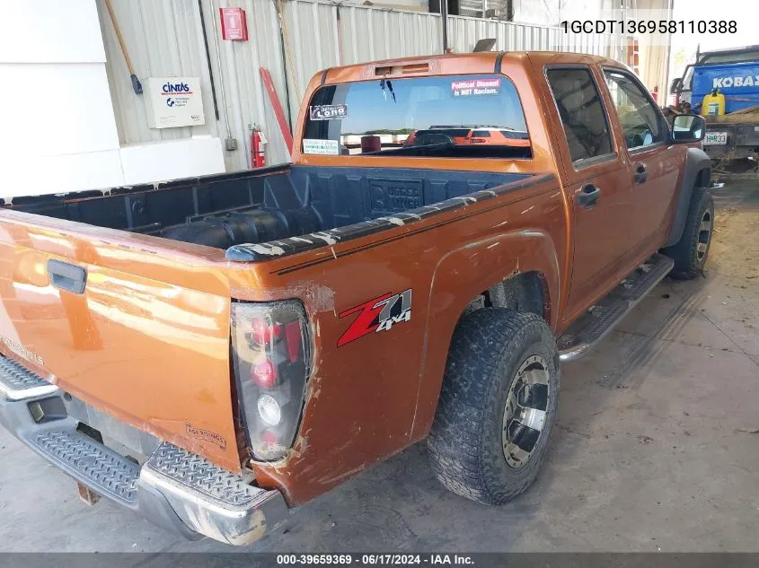 2005 Chevrolet Colorado Ls VIN: 1GCDT136958110388 Lot: 39659369