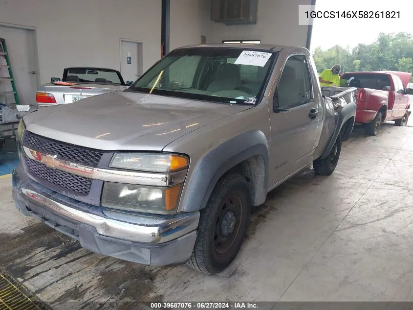 1GCCS146X58261821 2005 Chevrolet Colorado