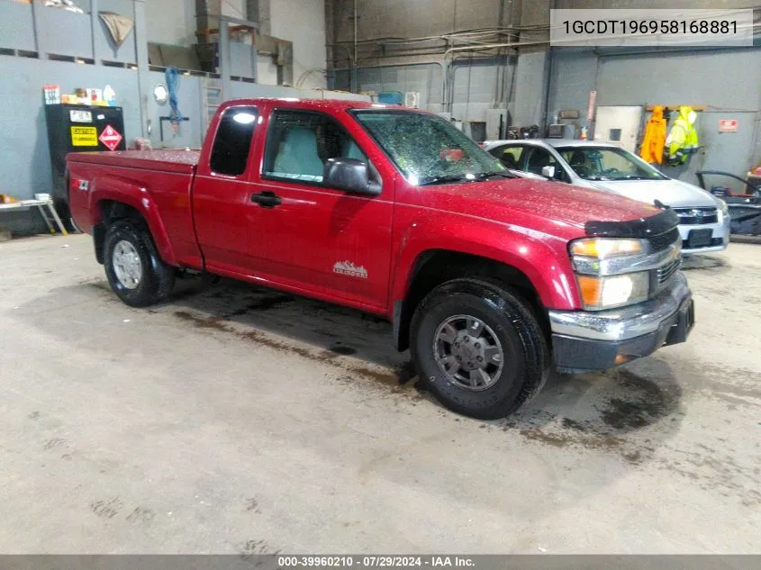 2005 Chevrolet Colorado Ls VIN: 1GCDT196958168881 Lot: 39960210